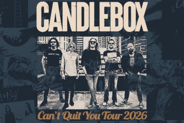 Presale codes for candlebox can&#039;t quit you tour 2026: members use these when buying pre-sale tickets
