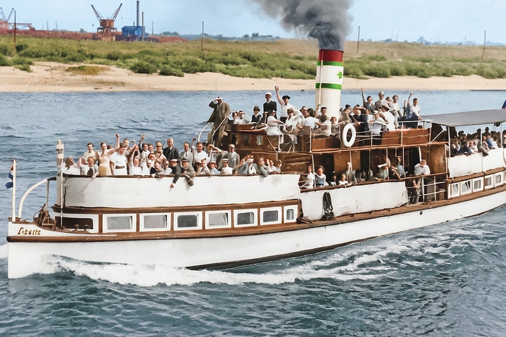 1. Mondscheinfahrt genau wie vor 100 Jahren nach Blumenthal
