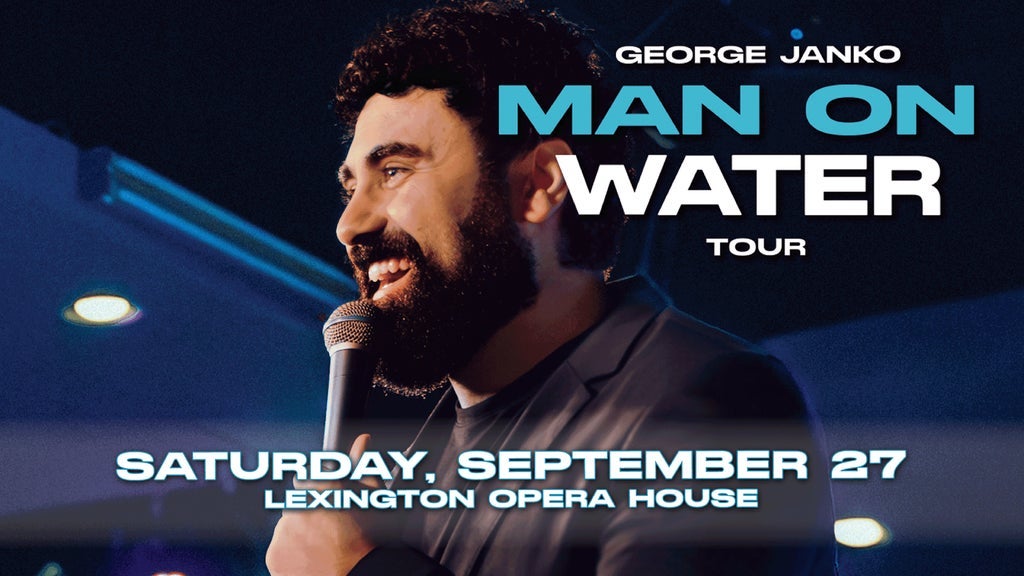 George Janko: MAN ON WATER TOUR, 27 September | Event in Lexington | AllEvents