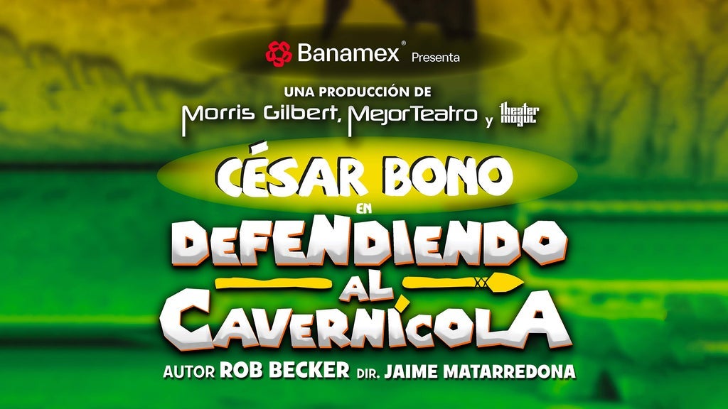 Imagen de Defendiendo al Cavernícola con César Bono, proporcionada por Ticketmaster