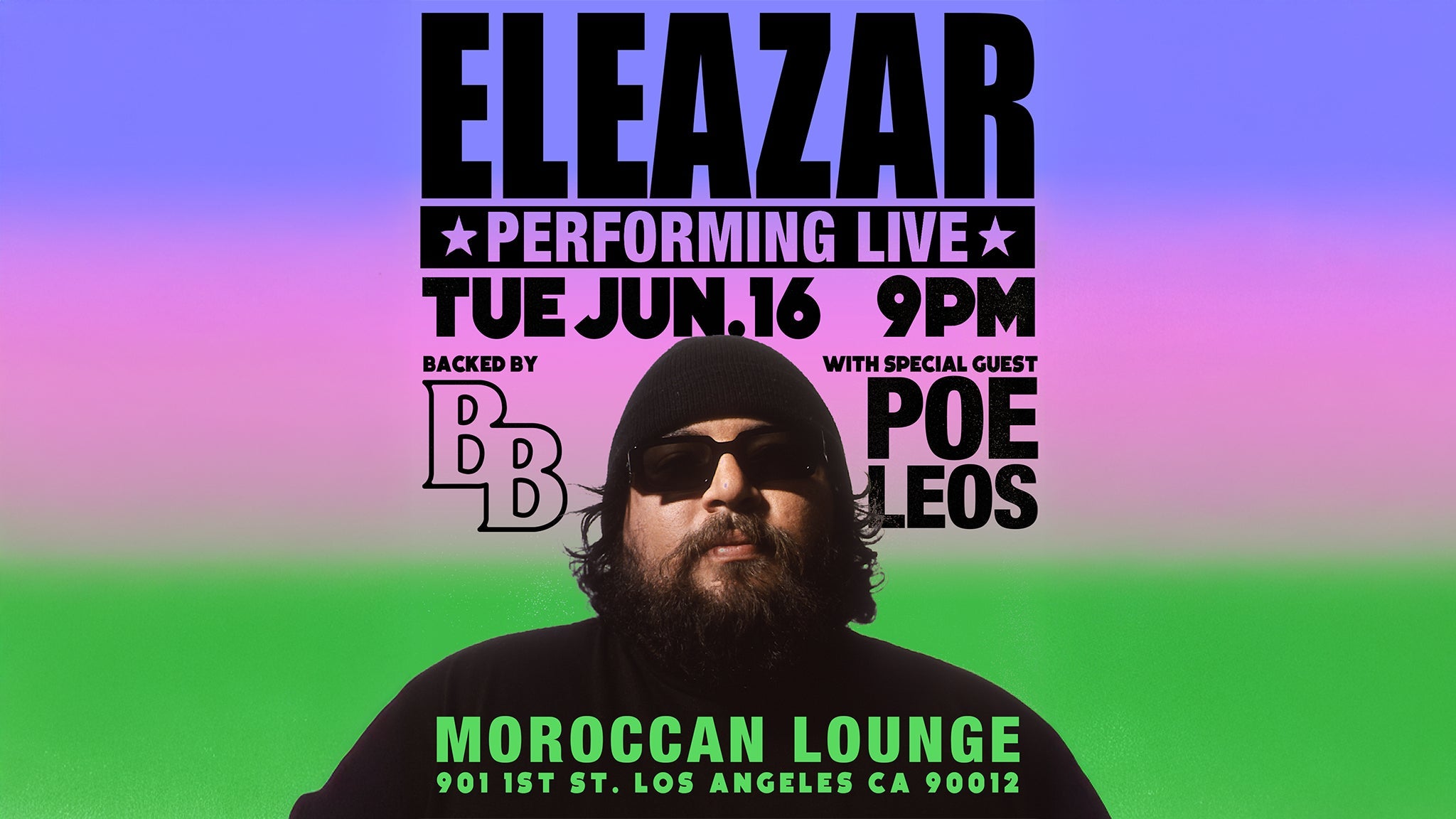 Eleazar with Poe Leos