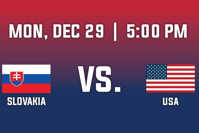 2026 IIHF World Junior Championship-Group A - Slovakia v. USA in Saint Paul promotional photo for Priority Access presale tickets offer
