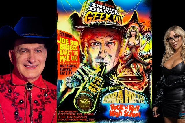 Joe Bobs Indoor Drive-In Geek Out Cult of the Rock Star Night in Poughkeepsie promotional photo for Member presale tickets offer
