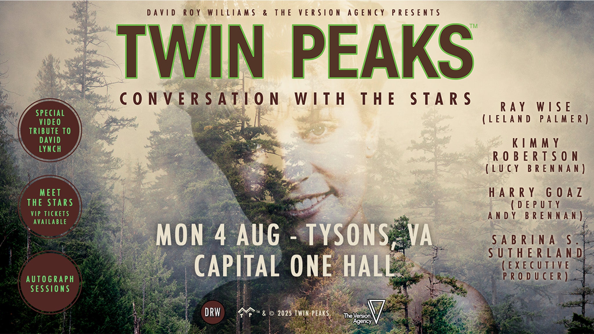 Twin Peaks: Conversation With The Stars Platinum VIP