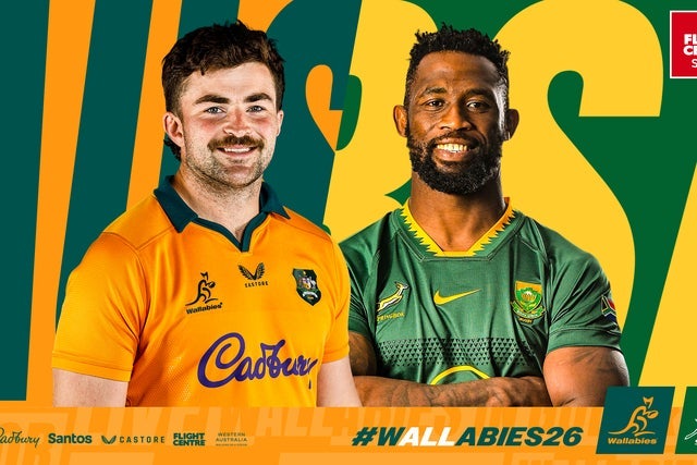 The Flight Centre Series - Wallabies v Springboks in Burswood promotional photo for Team Rugby presale tickets offer