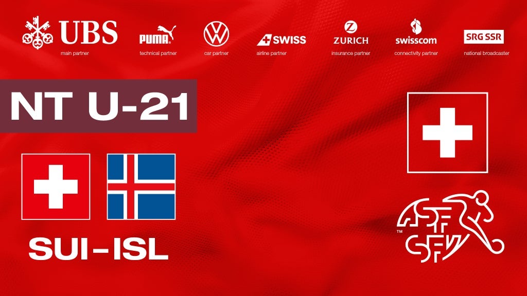 EURO U21 qualifiers Switzerland-Iceland - Event poster