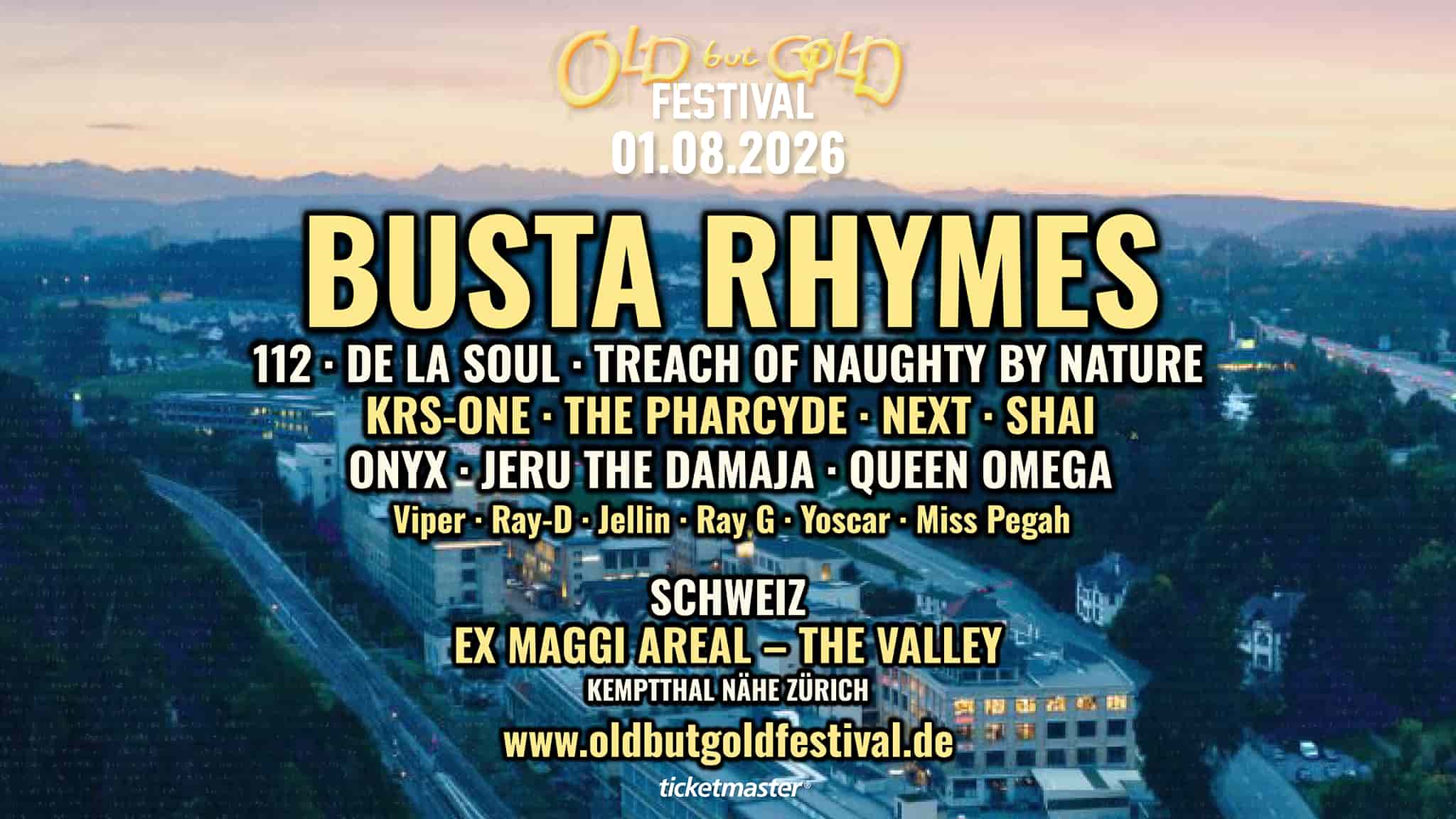 Old but Gold Ü30 Hip Hop Festival Schweiz – 2026-08-01