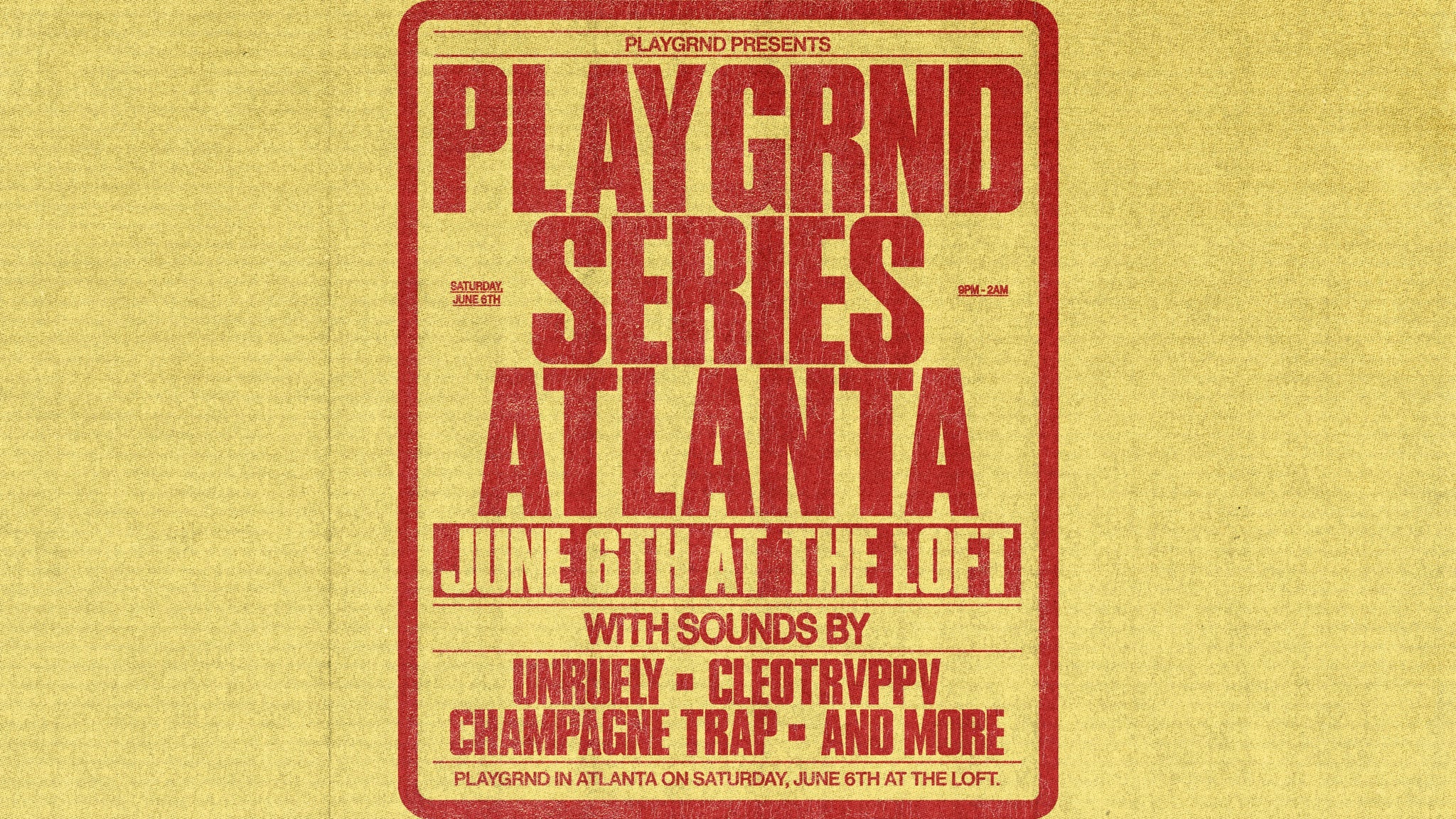 PLAYGRND SERIES