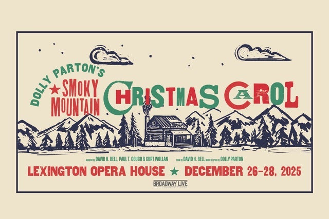 Dolly Parton's Smoky Mountain Christmas Carol in Lexington promotional photo for Holiday presale tickets offer