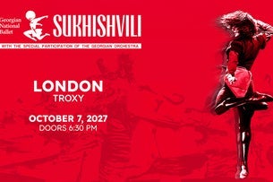 Georgian National Ballet 'Sukhishvili' show poster