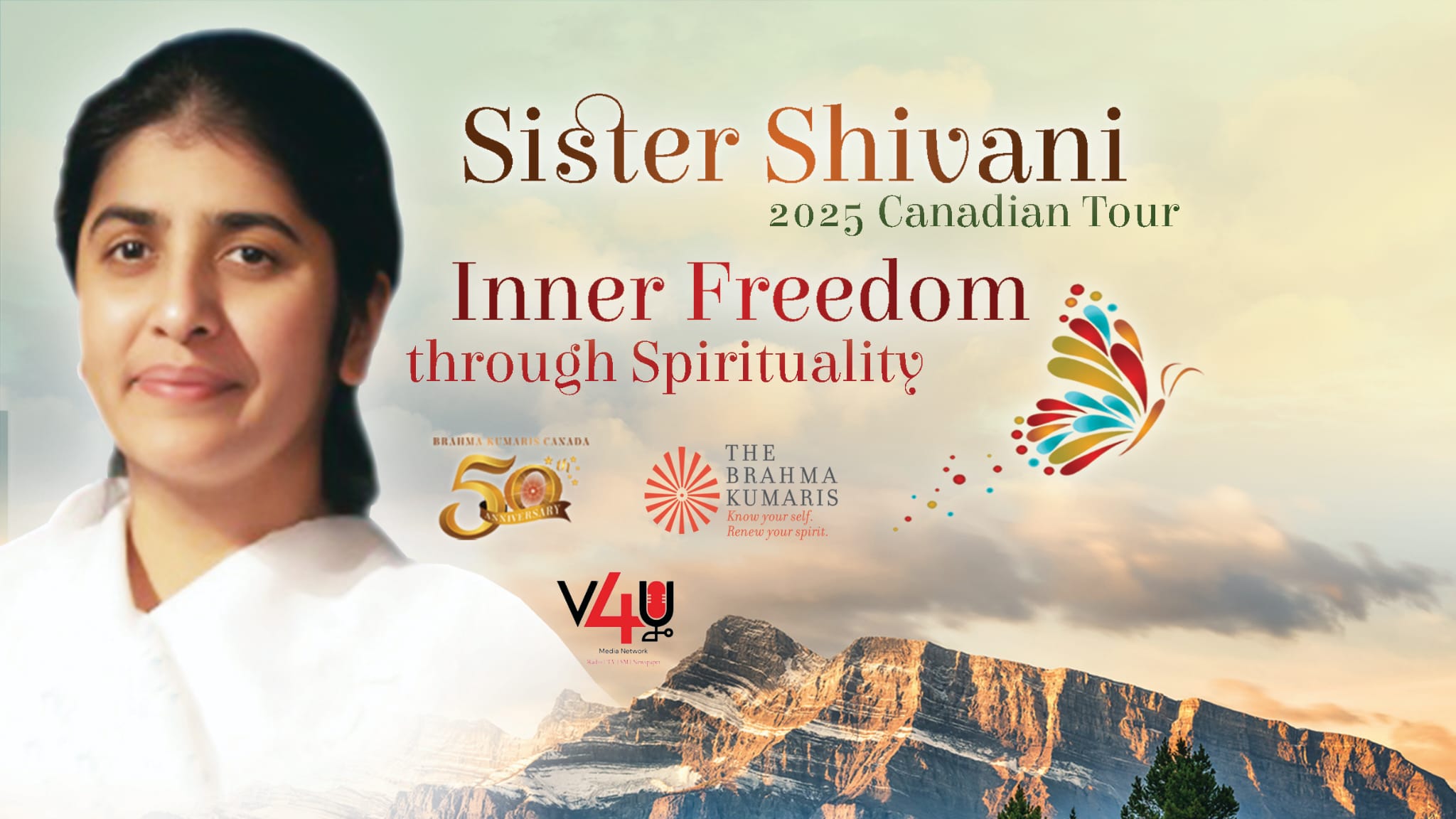 Sister Shivani – Inner Freedom Through Spirituality at Northern Alberta Jubilee Auditorium – Edmonton, Canada