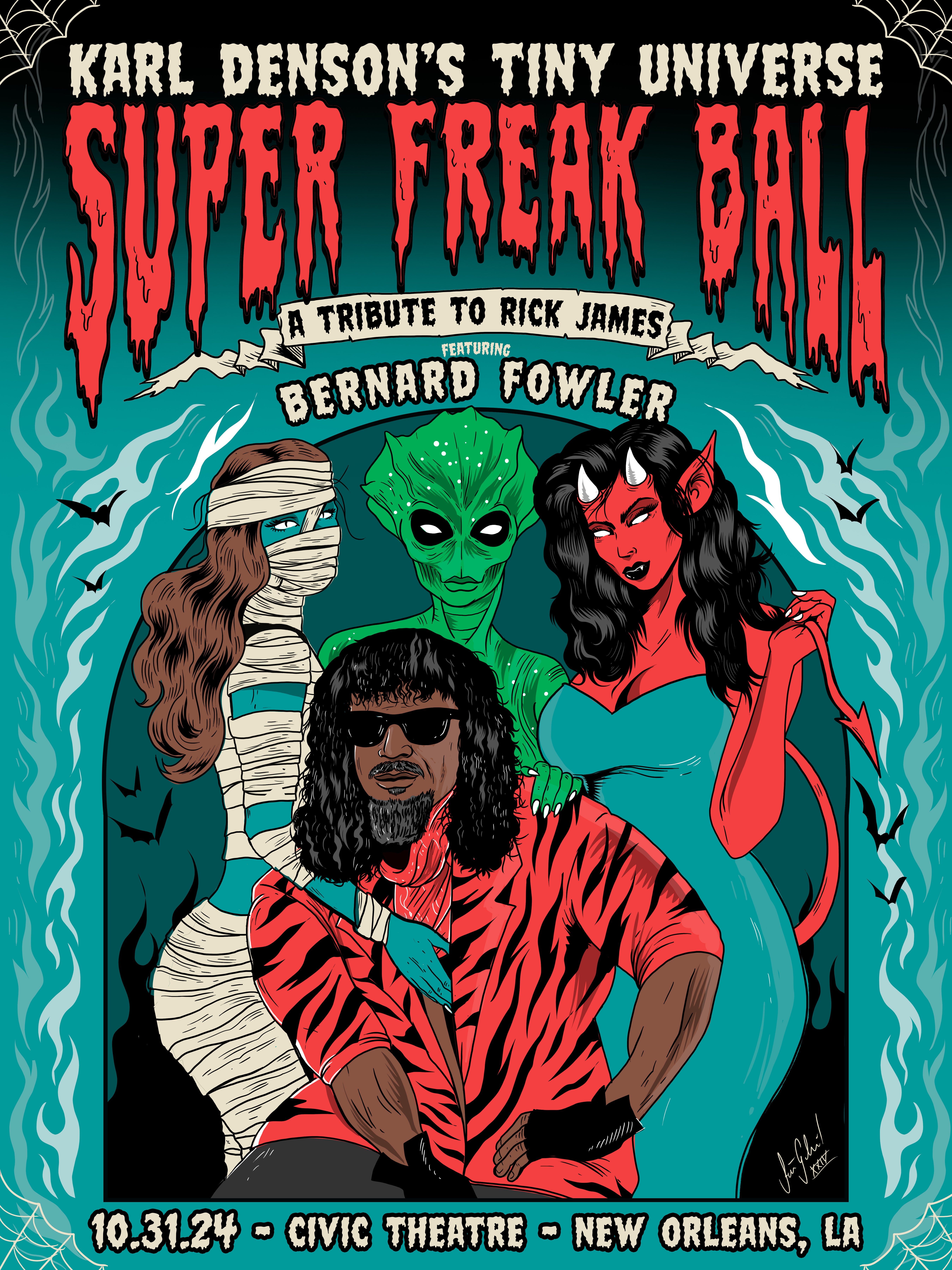 Super Freak Ball! Karl Denson’s Tiny Universe: A Tribute to Rick James at Civic Theatre – New Orleans, LA