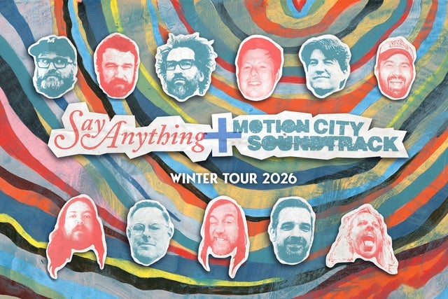 SAY ANYTHING AND MOTION CITY SOUNDTRACK - WINTER TOUR 2026 in Ft Lauderdale promotional photo for Live Nation presale tickets offer