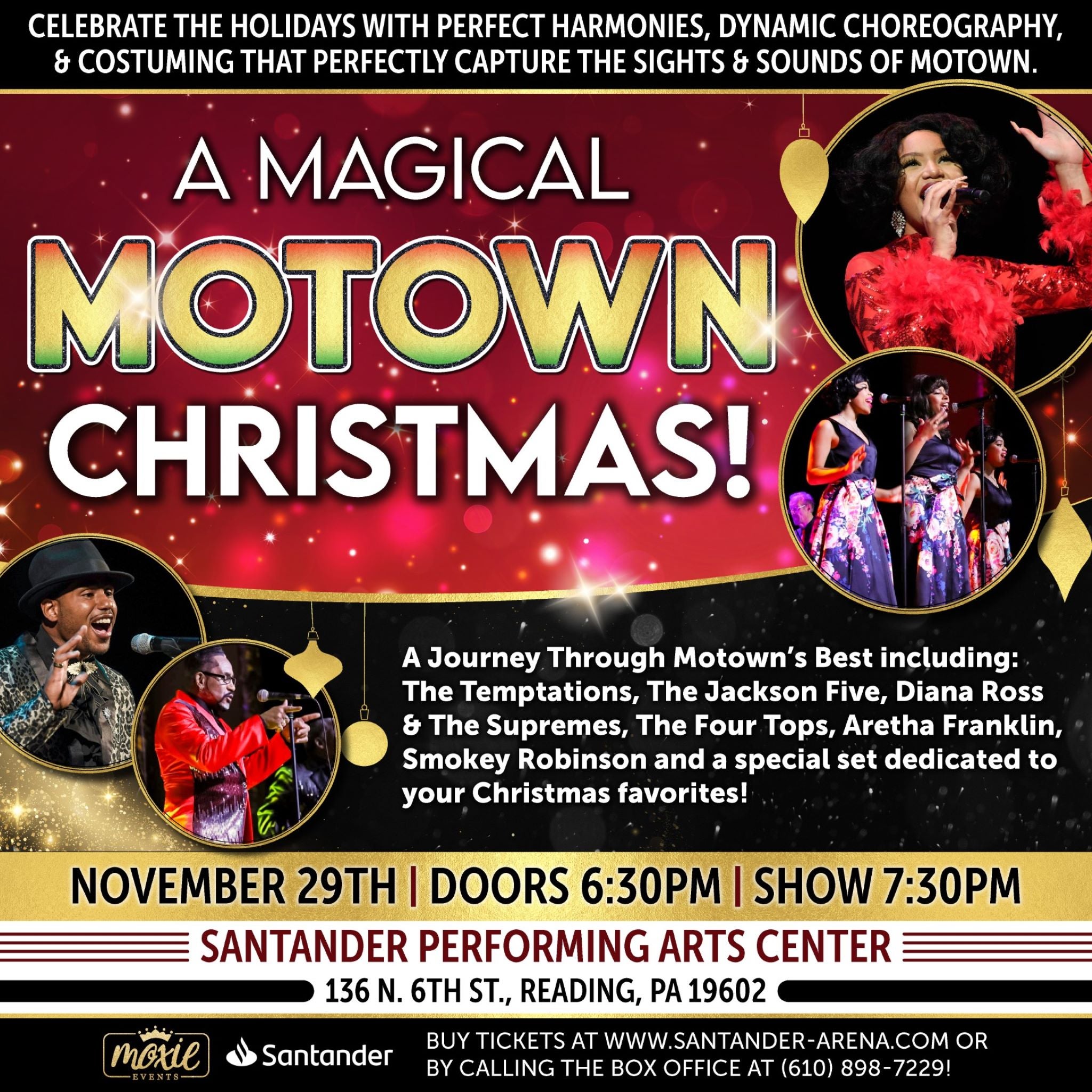 A Magical Motown Christmas! at The Santander Performing Arts Center – Reading, PA