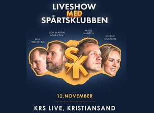 Bilde for arrangement Liveshow med Spårtsklubben