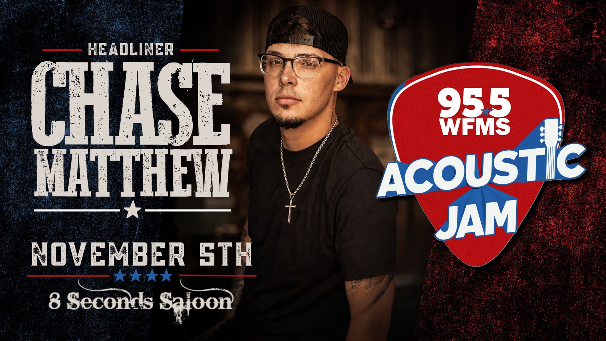 WFMS ACOUSTIC JAM 6 ft CHASE MATTHEW