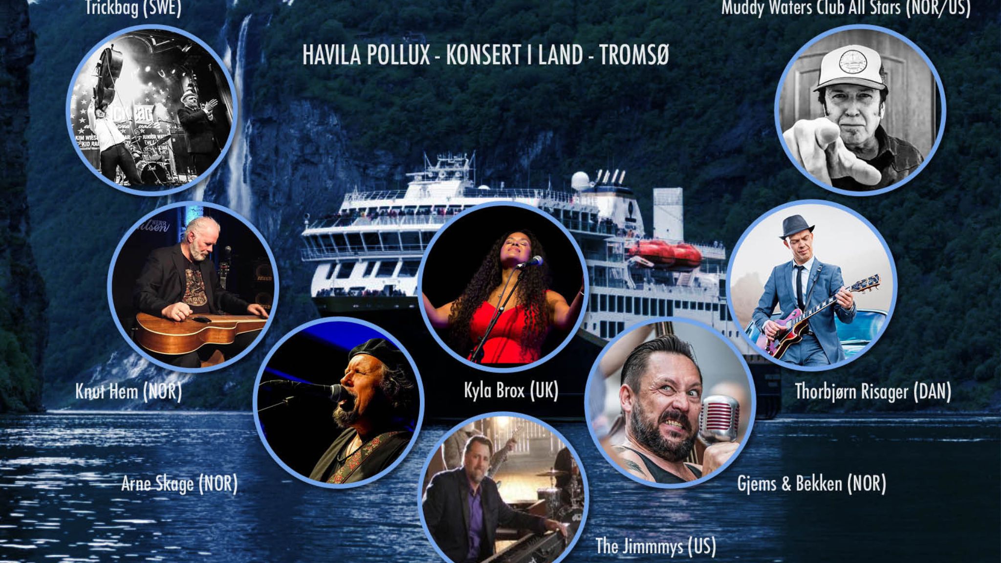 Havila Pollux konsert i land Tromsø 21 April 2026 – 2026-04-21