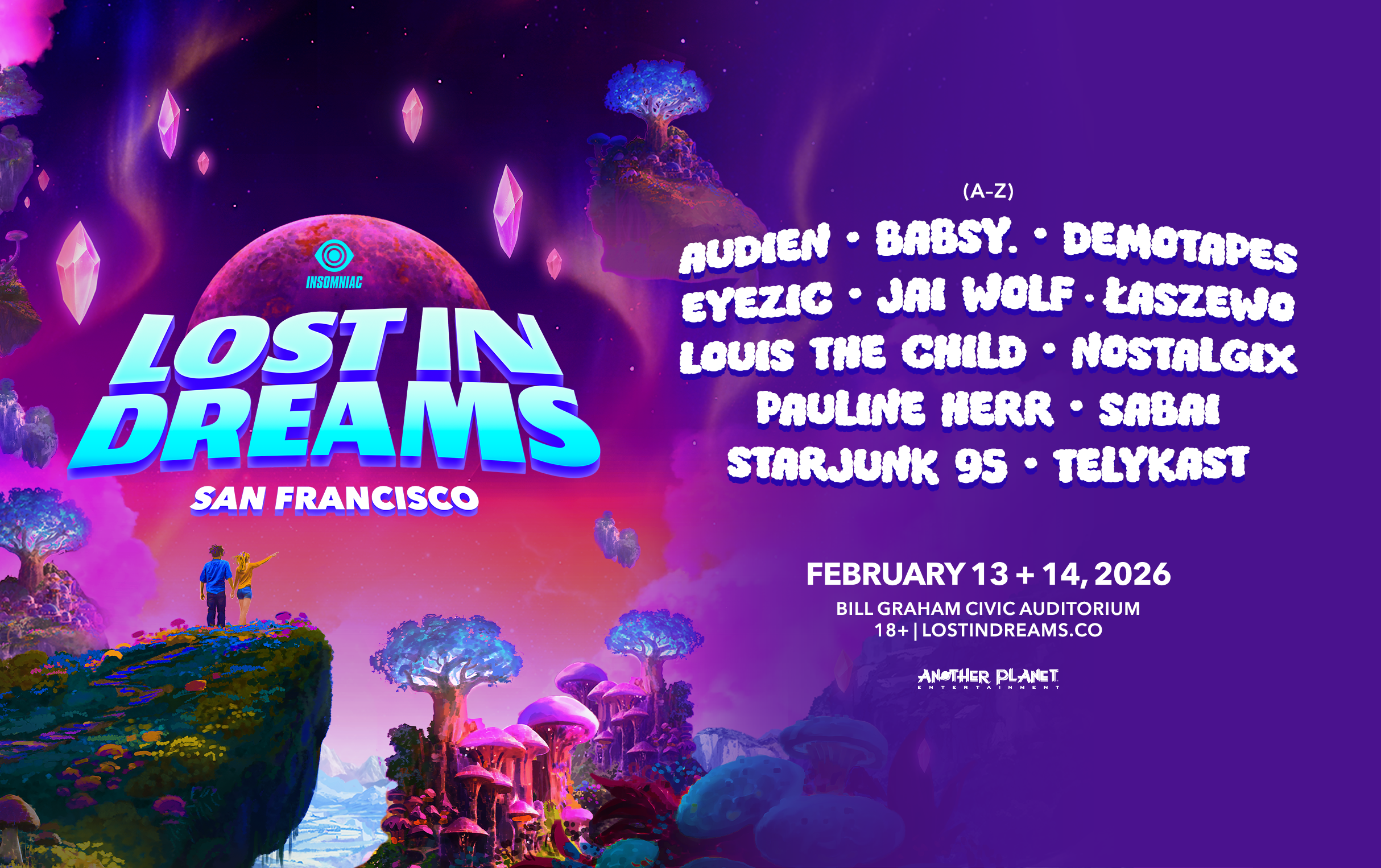 LOST IN DREAMS: San Francisco - 2 DAY TICKET