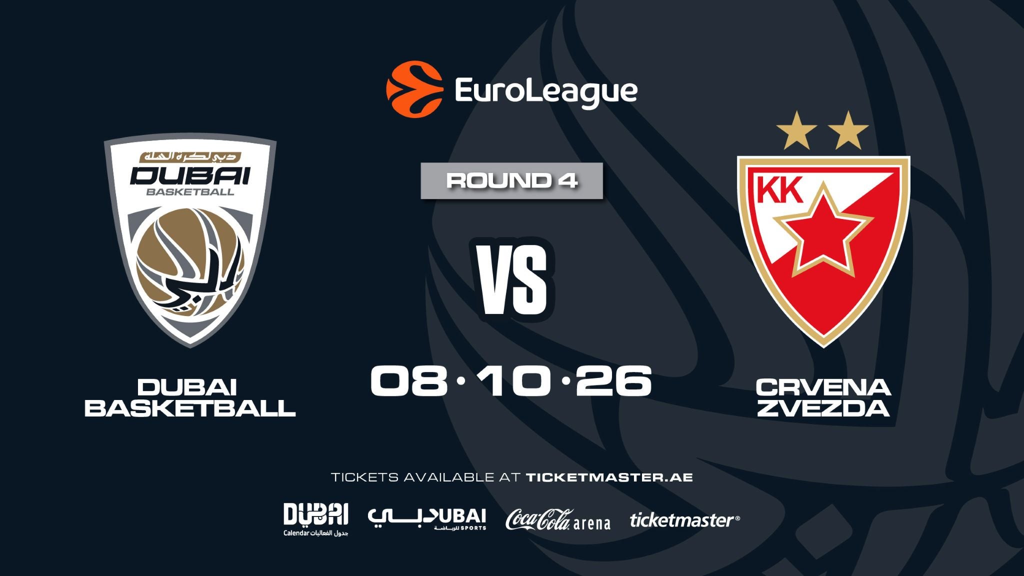 EuroLeague | Dubai Basketball vs Crvena Zvezda Meridianbet Belgrade