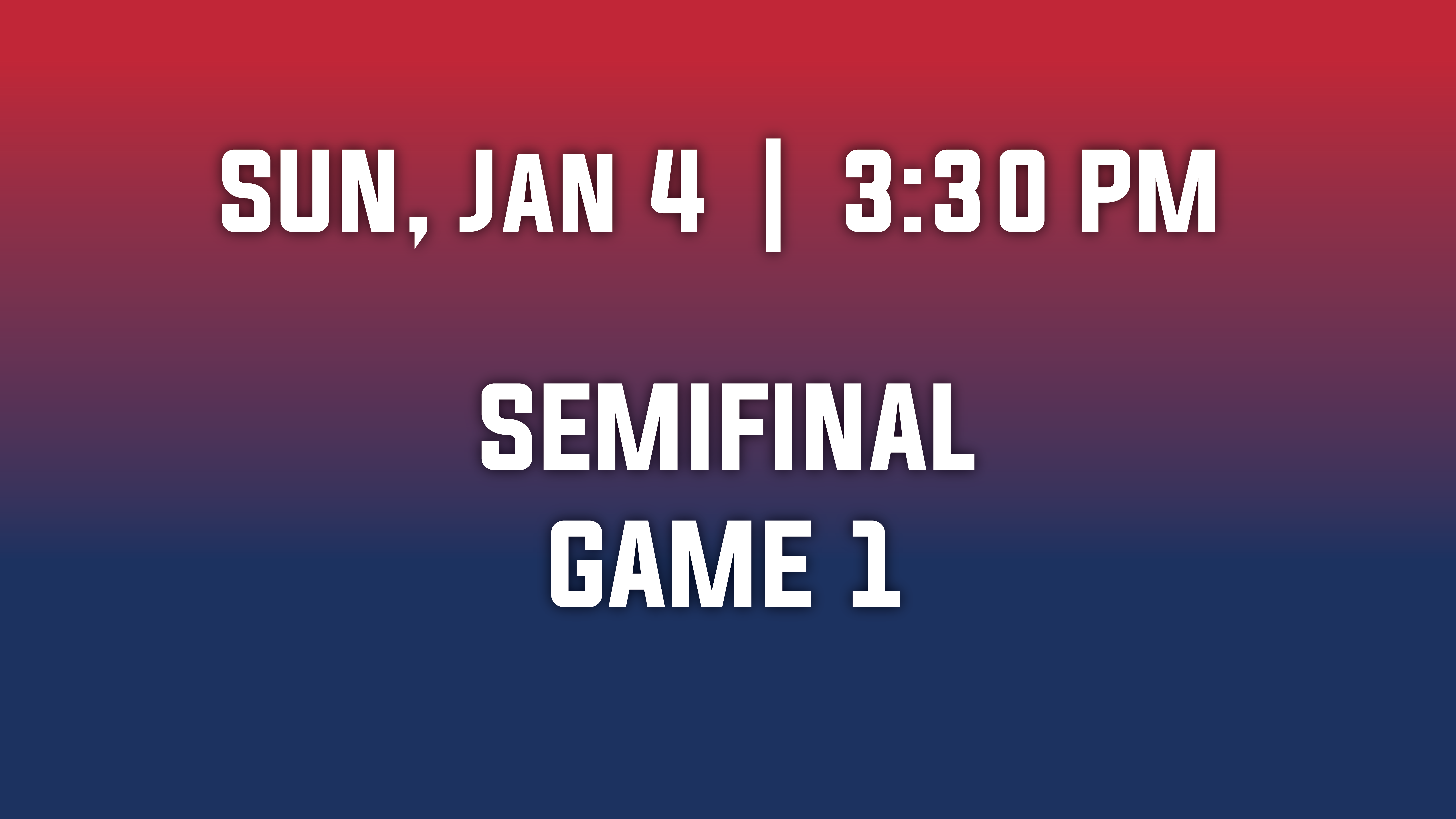 2026 IIHF World Junior Championship Semifinal 1 at Grand Casino Arena – Saint Paul, MN