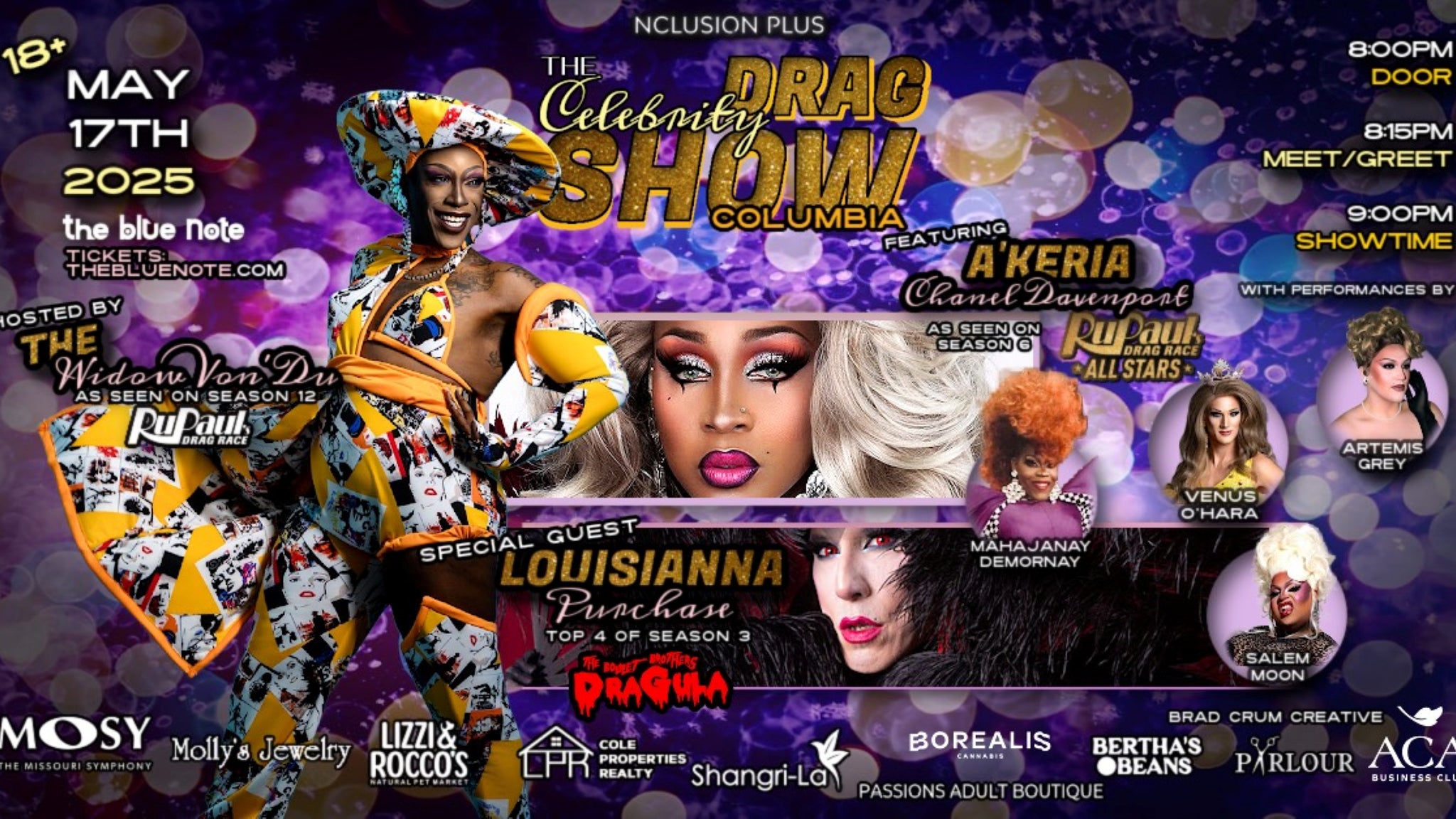 Drag Show ft. A'Keria C. Davenport, Louisianna Purchase & The Widow