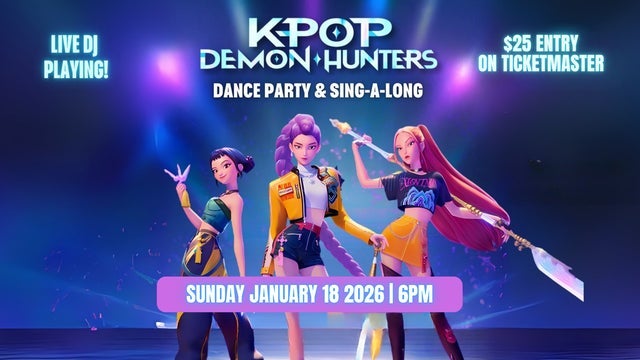 KPop Demon Hunters Dance Party & Sing-A-Long