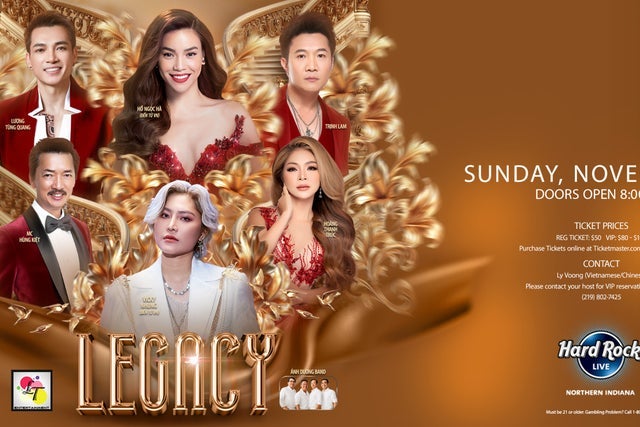 Presale codes for vietnamese legacy show: members use these when buying pre-sale tickets