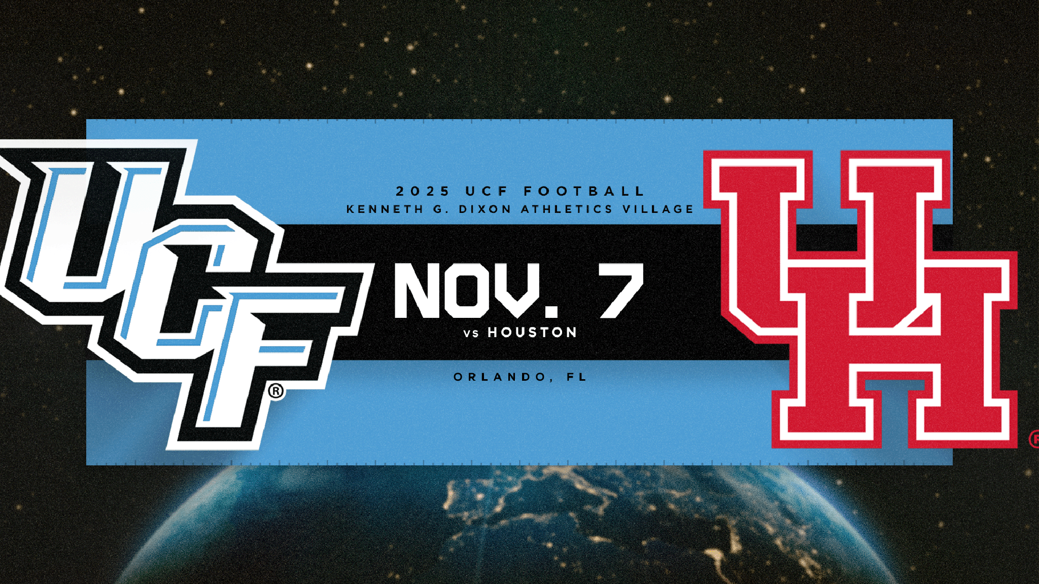 UCF Knights Football vs Houston - Space Game - Event poster