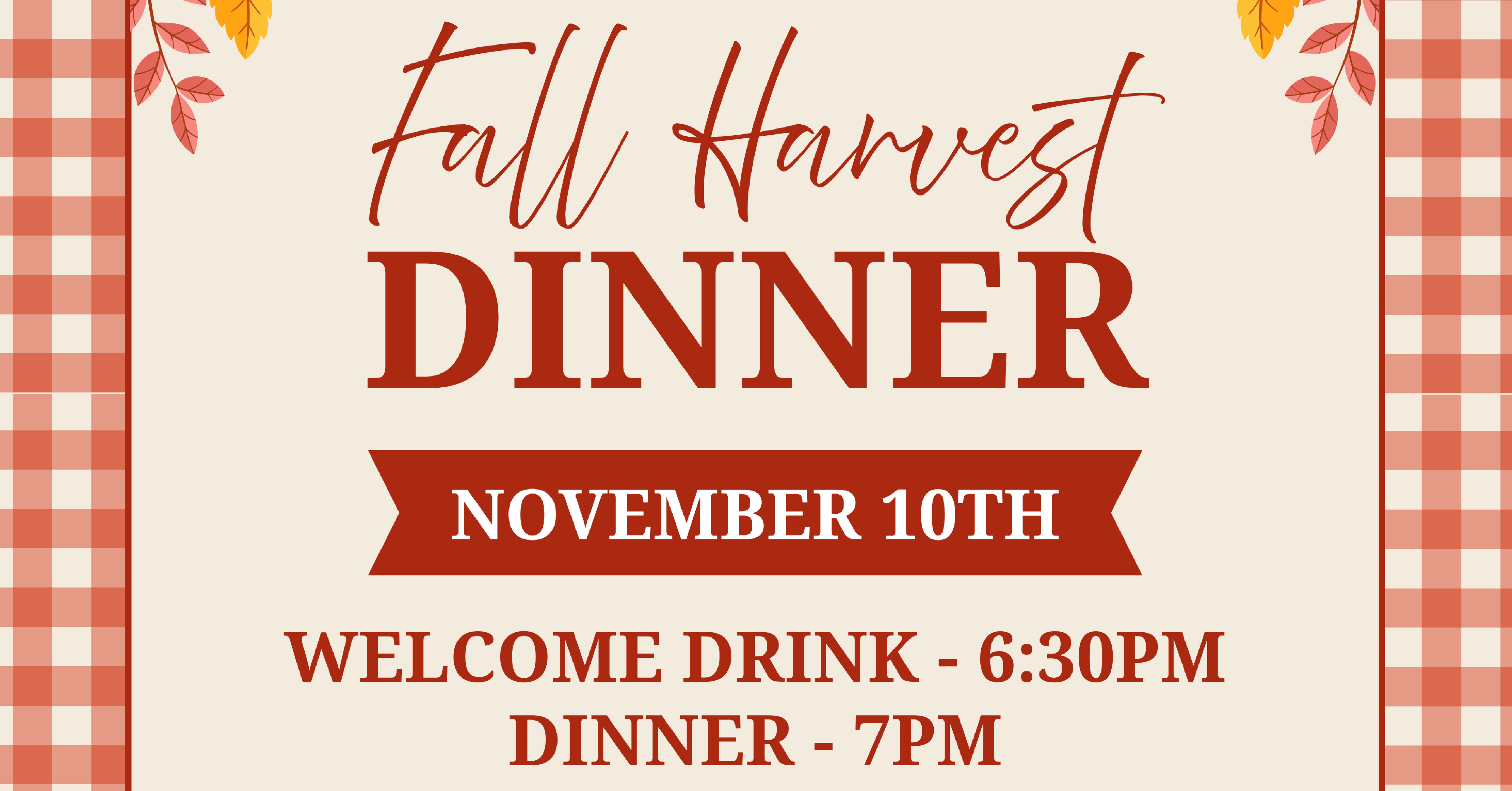 Fall Harvest Dinner