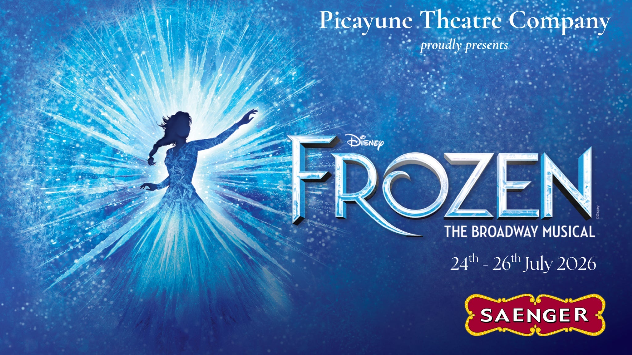 Picayune Theatre Company presents Disney's Frozen:The Broadway Musical