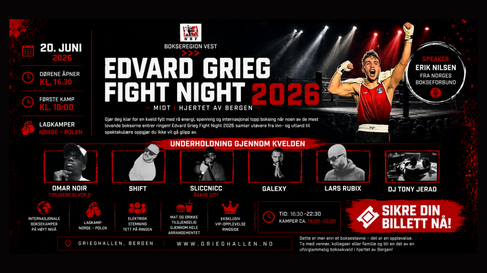 Edvard Grieg Fight Night