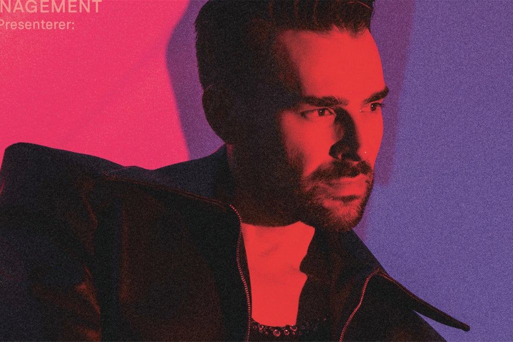 Kim Wigaard on tour show poster