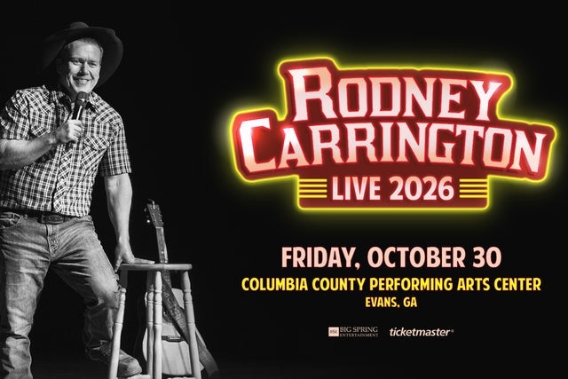 Presales to rodney carrington: members use these when buying pre-sale tickets