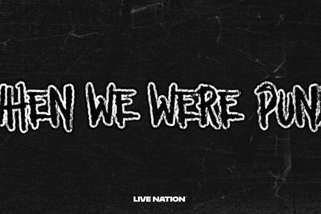 When We Were Punk '26 in Orlando promotional photo for Live Nation presale tickets offer
