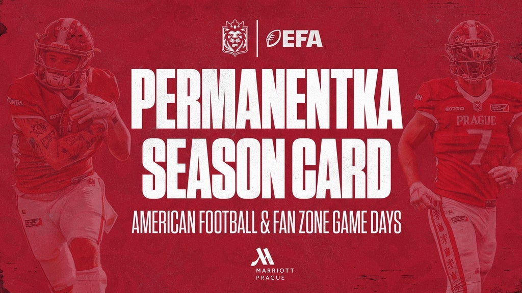 Prague Lions 2026 Season Card – American Football & Fan Zone Game Days