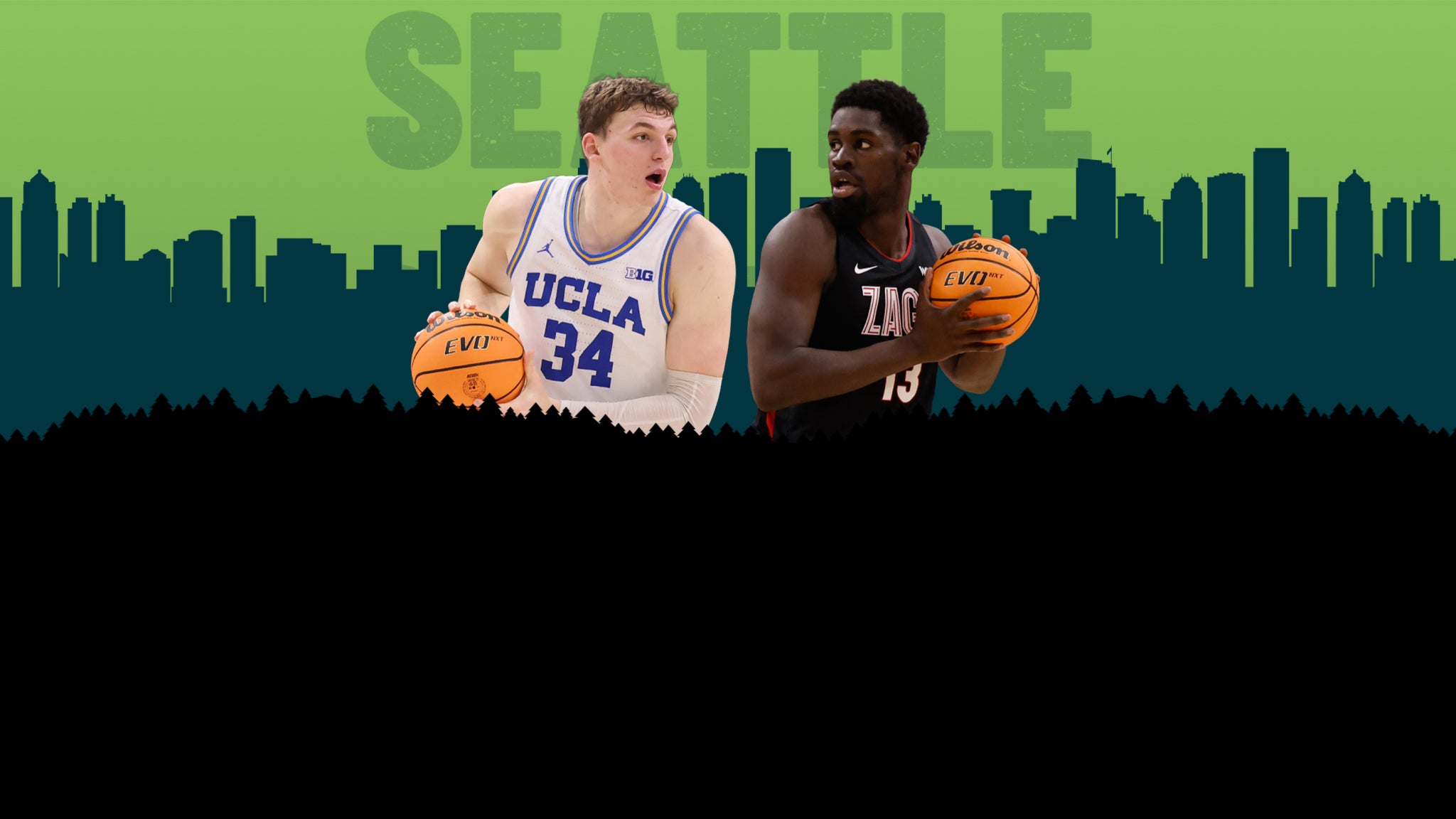 2025 Seattle Hoops Showdown: Gonzaga vs. UCLA - Event poster
