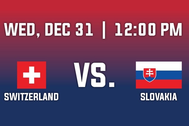 2026 IIHF World Junior Championship-Group A - Switzerland v. Slovakia presale information on freepresalepasswords.com