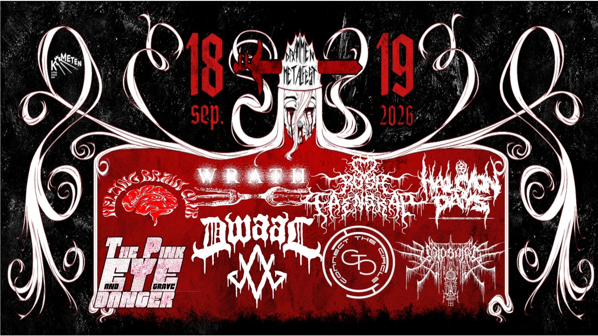 Drammen Metalfest // Fredagspass // Kometen - Conciertos en Drammen
