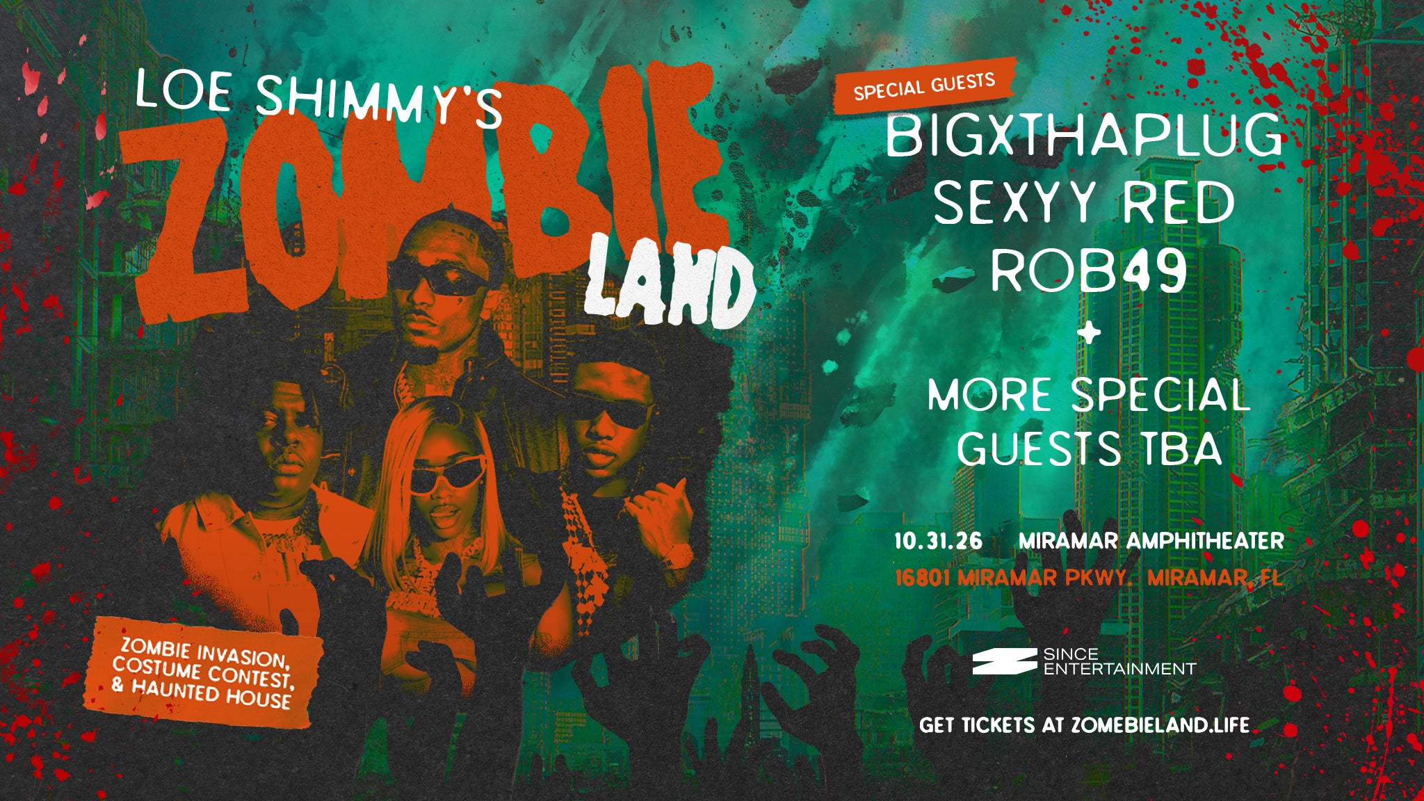 Loe Shimmy's ZOMBIELAND at Miramar Regional Park Amphitheater