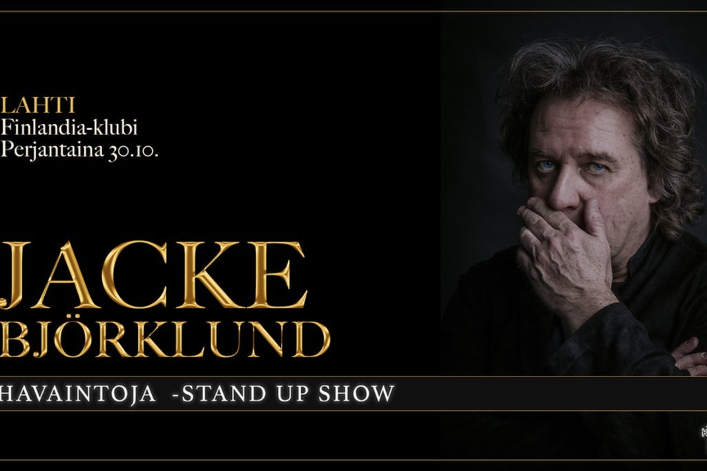 Jacke Björklund: Havaintoja -stand up show