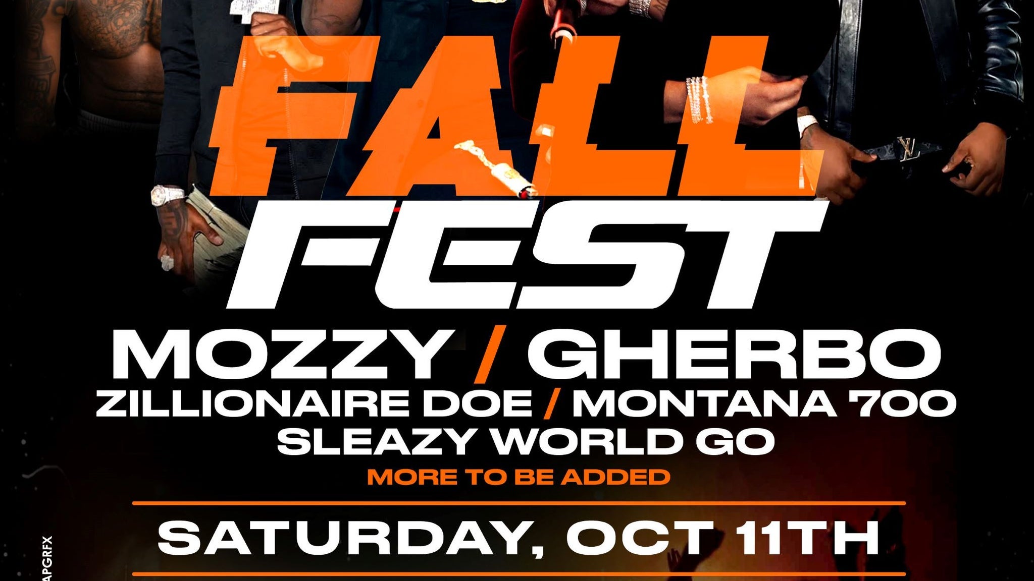 Fall Fest Starring G-Herbo, Mozzy & Friends - Event poster
