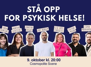 Bilde for arrangement Stå opp for psykisk Helse