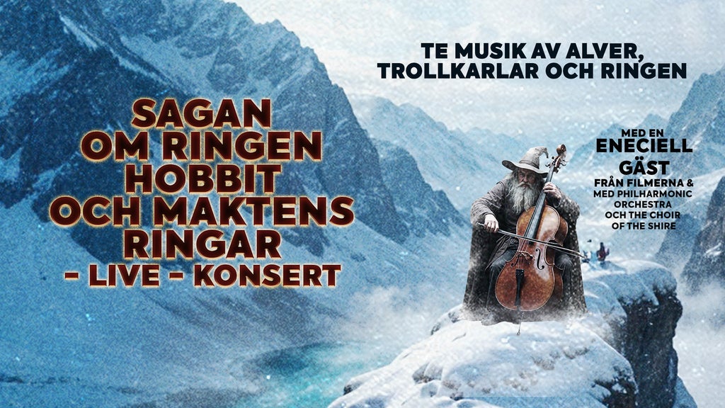 Sagan om ringen Hobbit Maktens ringar Livekonsert