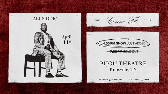 Ali Siddiq: The Custom Fit Tour