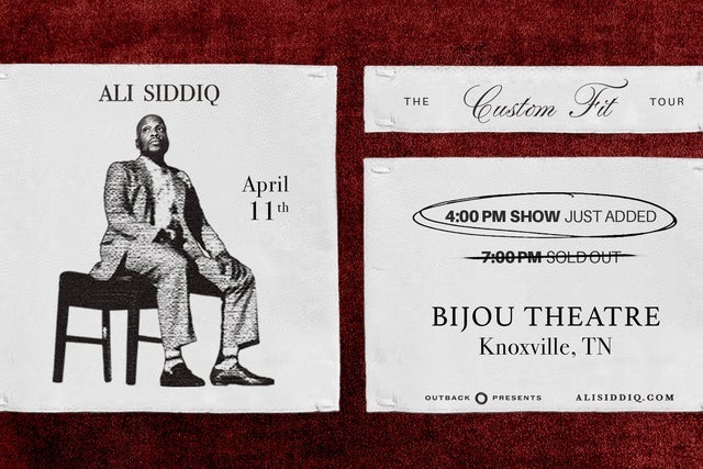 Official presale info for Ali Siddiq: The Custom Fit Tour