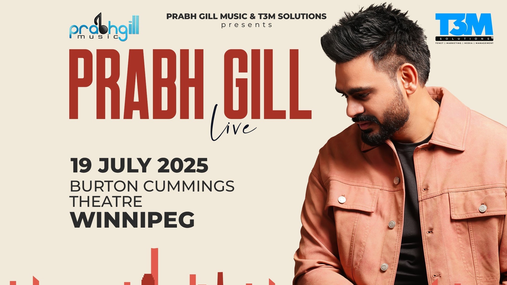 Prabh Gill Live presale code for early tickets in Winnipeg, MB (Burton Cummings Theatre)