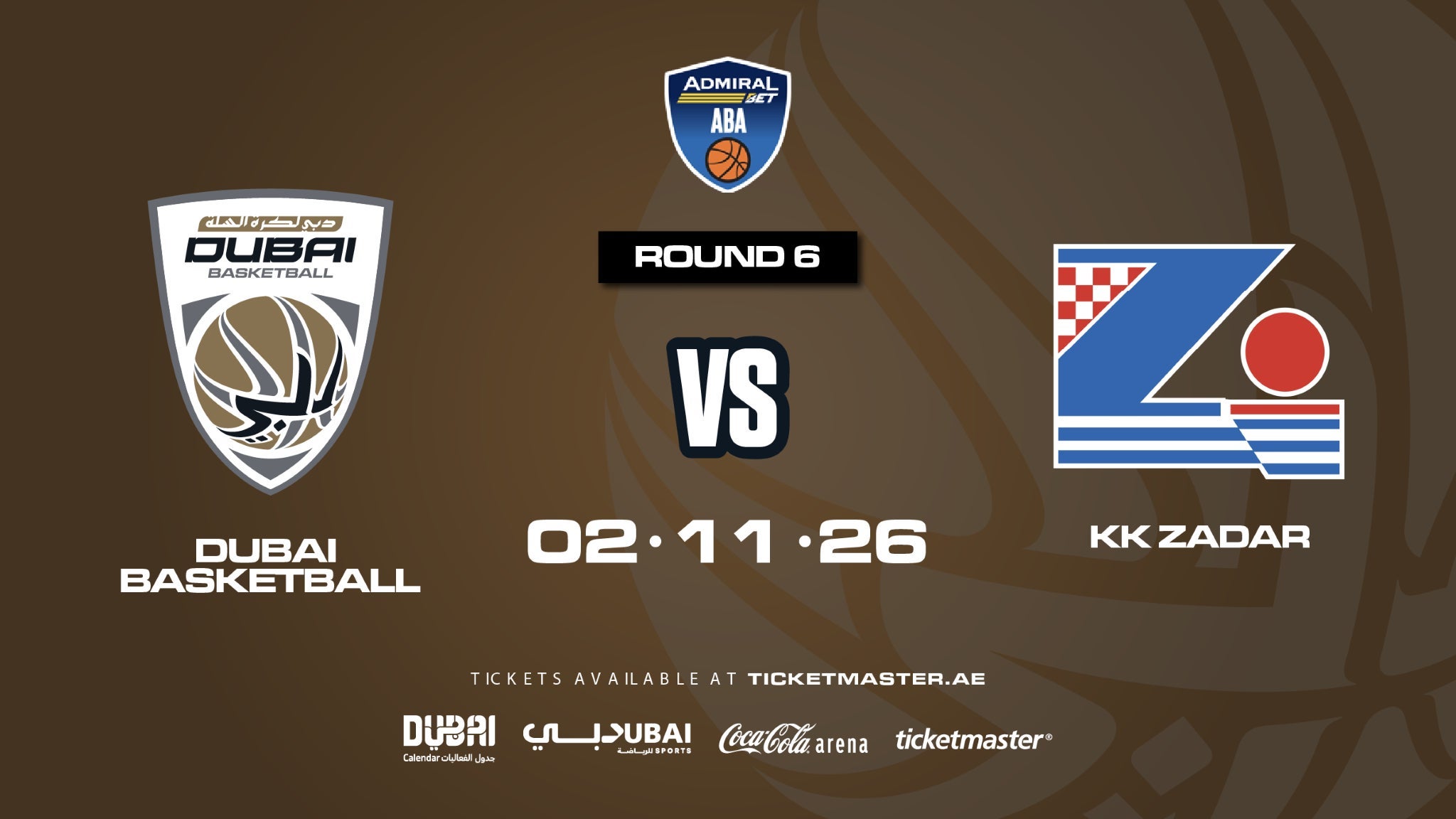 ABA League | Dubai Basketball vs KK Zadar