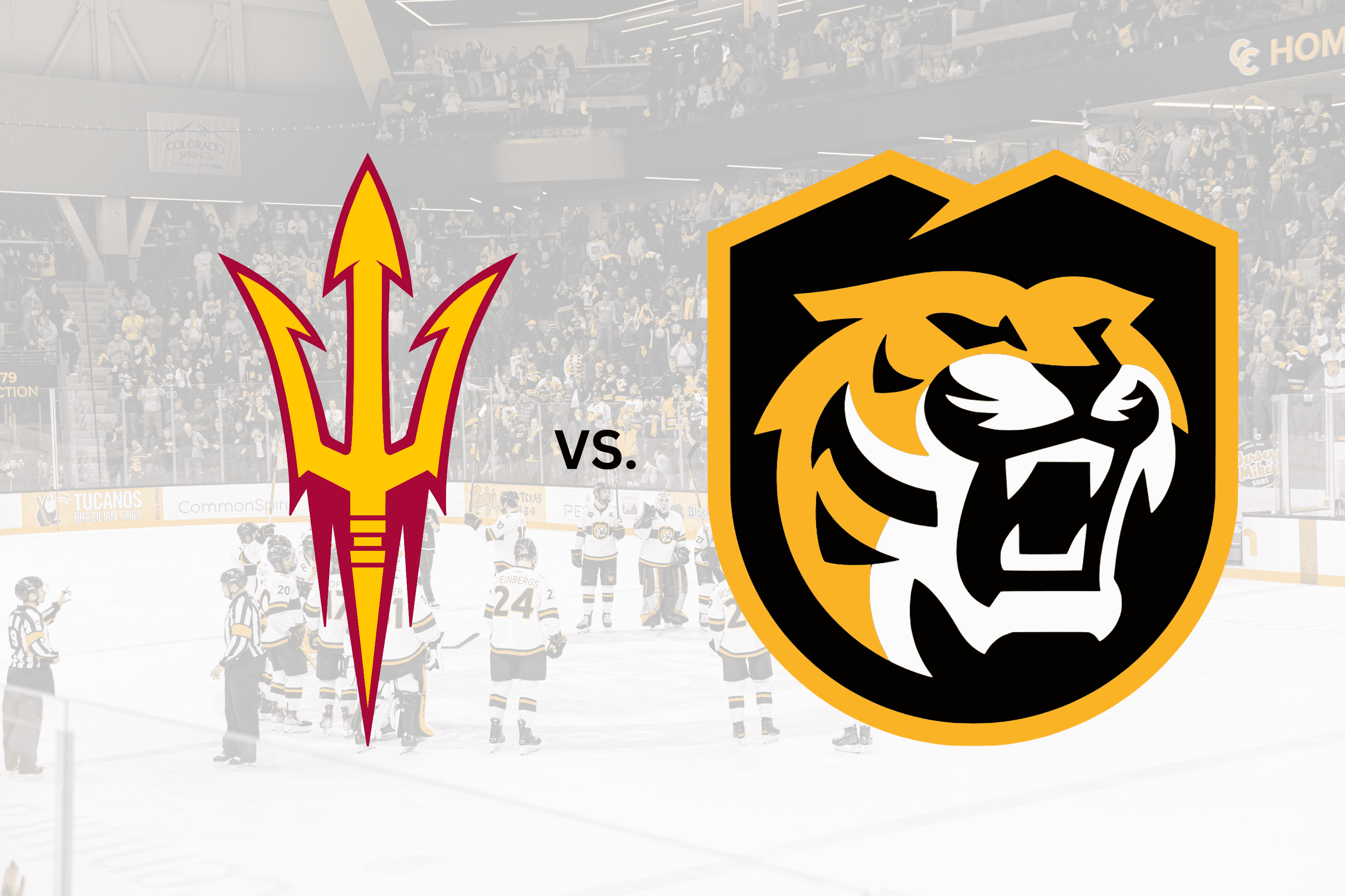 Colorado College Tigers Hockey vs. Arizona State hero