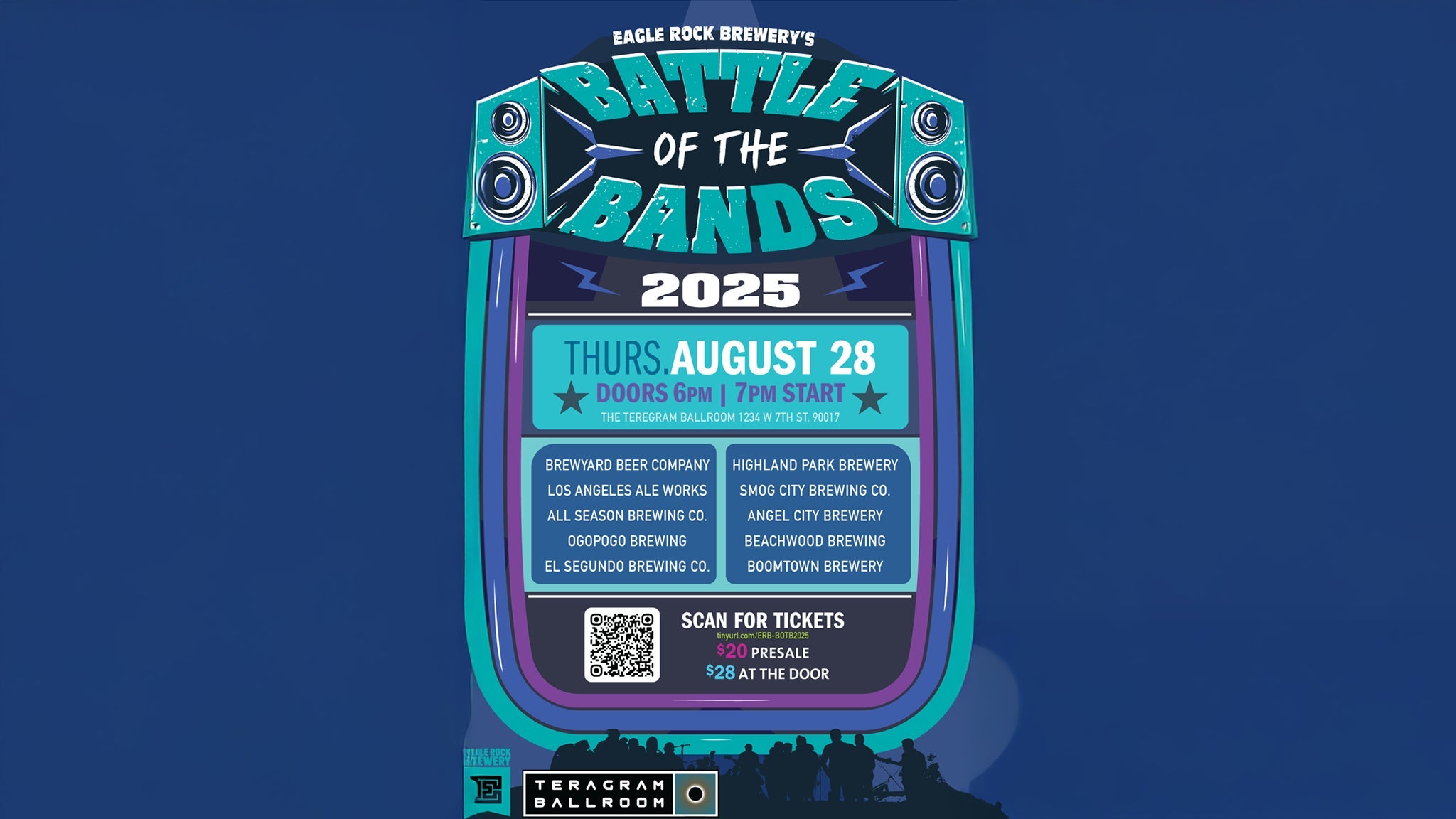 Eagle Rock Brewery: Battle of the Bands 2025 at Teragram Ballroom – Los Angeles, CA