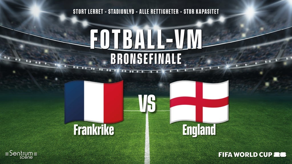 Fotball-VM 2026 på Rockefeller og Sentrum Scene